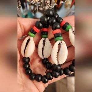 Beaded Earrings Pan African Colors